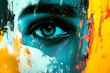 Mental disorder. Mental disorder - attention deficit: abstract image of physical state. Metaphorical attention deficit awareness of a mental disease. Anxiety self-help. Post-traumatic stress.