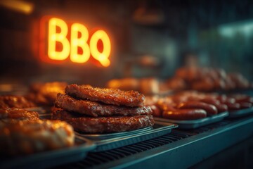 Explore mouthwatering Texas brisket variations showcasing smoked beef in a vibrant barbecue setting