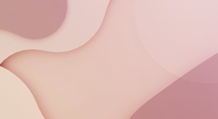 Minimalist Abstract Desktop Background with Soft Gradients and Geometric Shapes