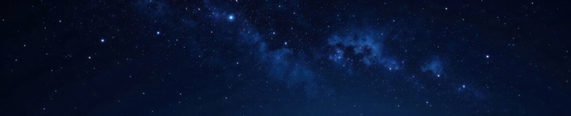 Obraz premium A myriad of sparkling stars against a deep black background on a clear midnight sky, galaxies, sparkle