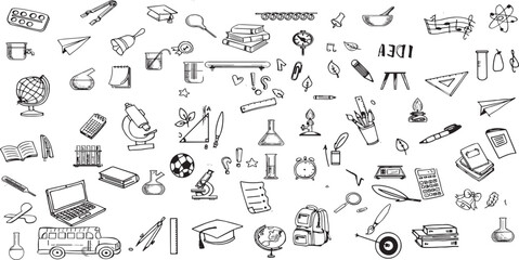 science icons sketch