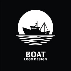 Boat Vector Logo Design