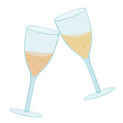 Sektgläser - anstoßen