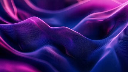 Obraz premium Vibrant Fabric Texture Waves