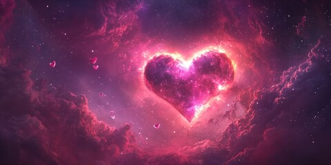 Cosmic Heart in a Nebula