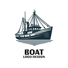 Boat Vector Logo Design