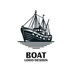 Boat Vector Logo Design