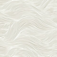 Abstract wavy lines beige pattern background