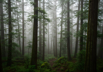 Fototapeta premium morning in the forest