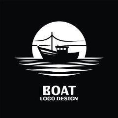 Boat Vector Logo Design