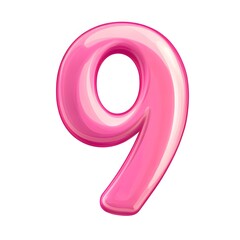 number illustration, generation AI 
