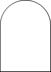 Template of arch, border, frame for any text, design, backgrounds.
