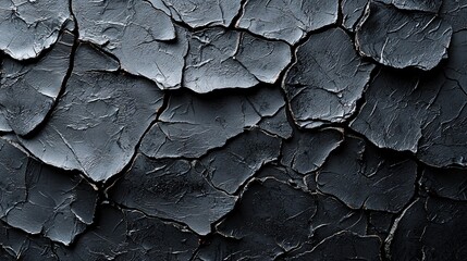 Cracked Dark Surface Texture