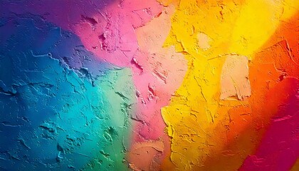 Obraz premium funny colorful wall painting wallpaper with bright lighting