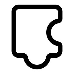 puzzle icon for illustration