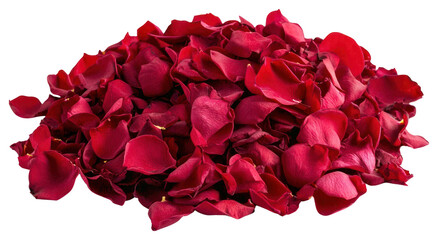 Naklejka premium PNG Rose petals flower red arrangement.