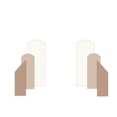 Vintage Wedding gate 