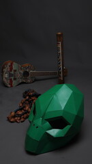 Alienígena musical con instrumentos ancestrales de la selva peruana/Musical Alien with Ancestral Instruments from the Peruvian Jungle – Futuristic and Mystical Concept © Brunito Filmmaker