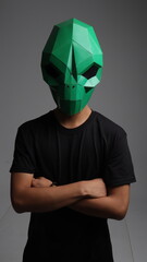 Alienígena musical con instrumentos ancestrales de la selva peruana/Musical Alien with Ancestral Instruments from the Peruvian Jungle – Futuristic and Mystical Concept © Brunito Filmmaker
