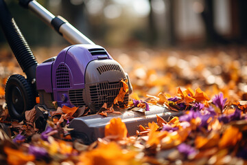 temporary control exerted by a leaf blower contrast between humans' desire for order and nature inclination towards chaos