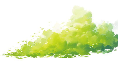 Illustration of matcha tea leaves, harvesting, processing, traditional tools, tea ceremonies, matcha beverages, desserts, and green tea plantations on a white background.