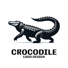 Crocodile Vector Logo Design