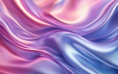 Obraz premium Deep Violet and Pink Satin Swirl Texture
