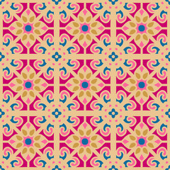 pattern batik flower damask ethnic boho ikat texture tribal geometric background
