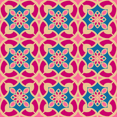 pattern batik flower damask ethnic boho ikat texture tribal geometric background