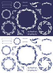 アンティークフレームデザインセット