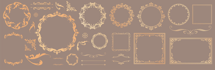 アンティークフレームデザインセット