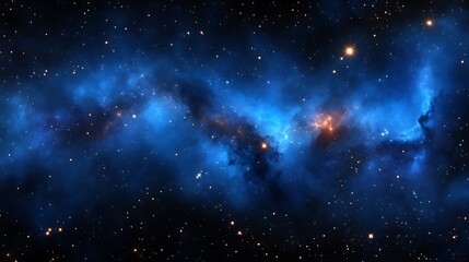 Obraz premium Celestial Nebula Cosmic Dust Starscape