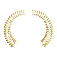 laurel wreath icon set. laurel wreath award icon on white background.