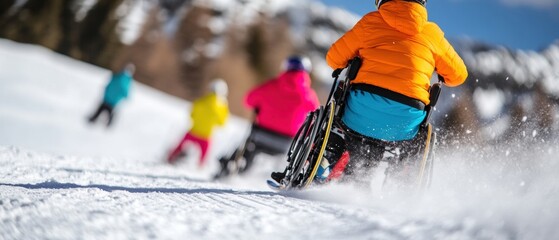 Inclusive Winter Sports Revolution Adaptive Skiing Breakthrough - Empowering Accessibility, Specialized Equipment, and Barrier-Breaking Outdoor Mobility for Differently-Abled Athletes