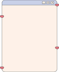 Computer Screen Retro Element Set