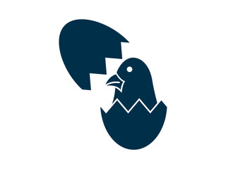 Chick icon. Spring vector icon concept. Simple vector line icon.