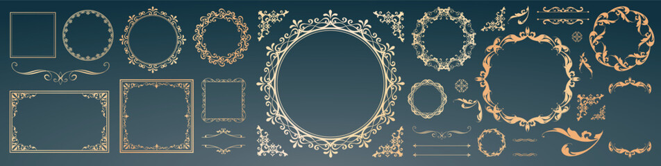 アンティークフレームデザイン