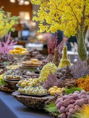 Elegant Dessert Buffet Display