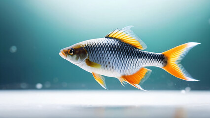 Swimming fish undersea