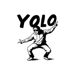 Fototapeta premium YOLO Meme