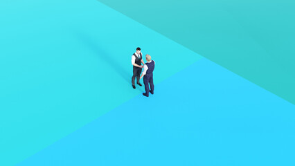 Fototapeta premium Business Team