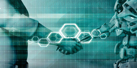 Human and Robot Handshake