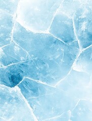 Cracked Ice Winter Texture Background