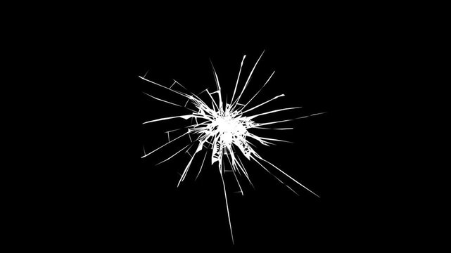 Crack Animation that looks like glass with cracks 2