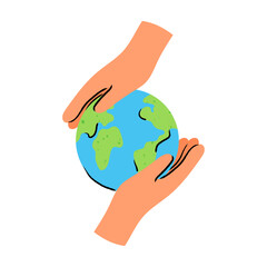 Earth Day Hands Globe Environmental Protection_02