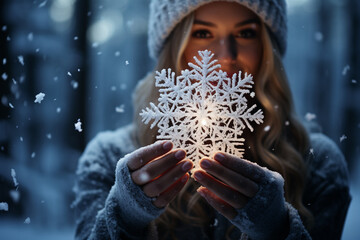 With each delicate snowflake gracefully falling from sky, eve of a new year becomes a canvas for fresh starts and boundless possibilities, symbolizing ever changing nature of time