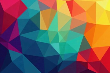 Fototapeta premium Geometric abstract shapes, vibrant color blocks, clean, geometric, home