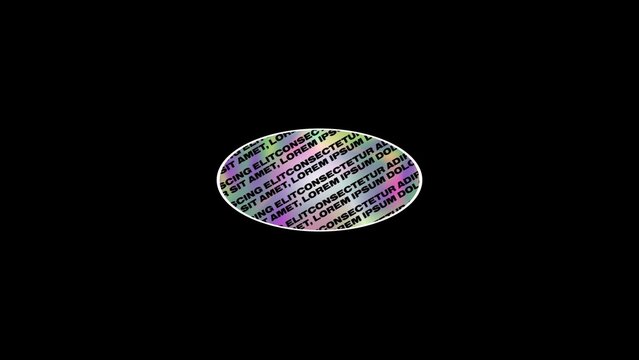 Holographic Sticker 03