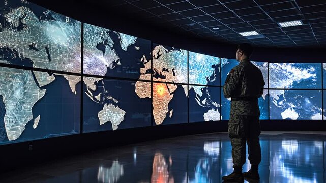 Observing global network security operations from the command center for optimal decision-making
