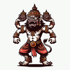 ogoh-ogoh vector illustration